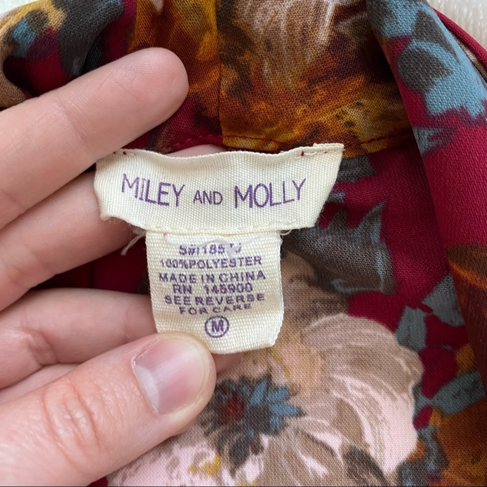 NWOT Maroon Floral Blazer - Picture 2 of 4